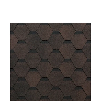 Гибкая черепица Шинглас ОПТИМА Коричневый Shinglas 3м2